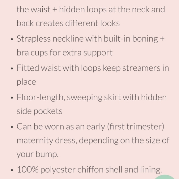 Convertable Bridesmaid Dress - Picture 3 of 4